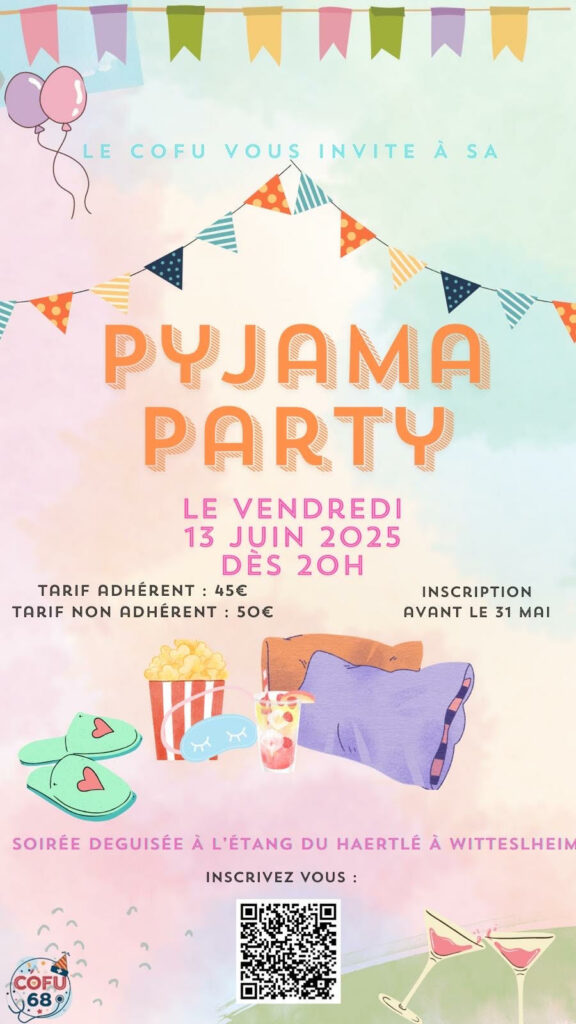 🎟️ Soirée Pyjama Party 💤✨